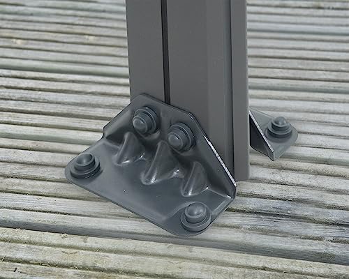 Palram Canopia Martinique 12x16 Gazebo Outdoor Patio Canopy Gray/Bronze