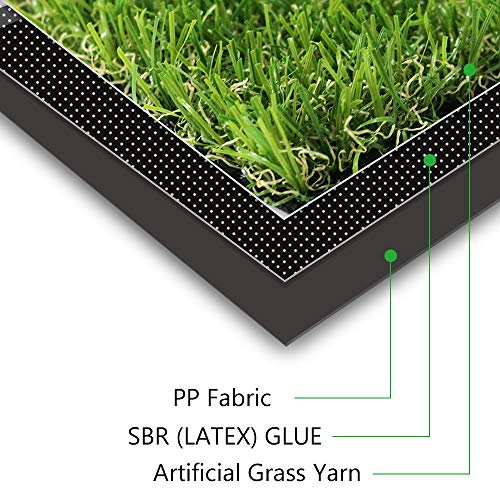Fas Home Artificial Grass Turf 13FTX81FT Customized Width-13FT