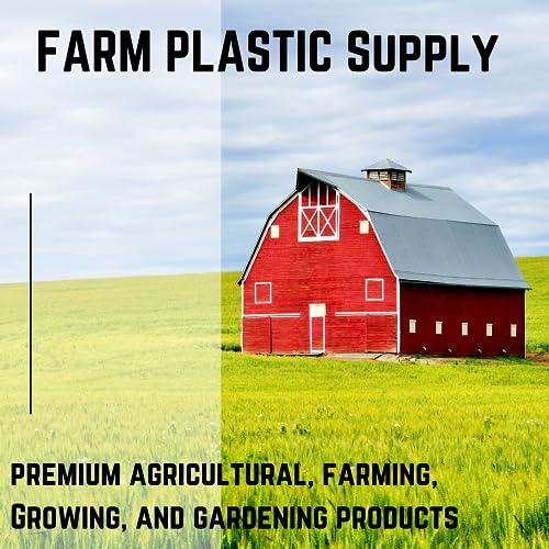 Farm Plastic Supply White Shade Cloth 50% Mesh Fabric 20' x 200'