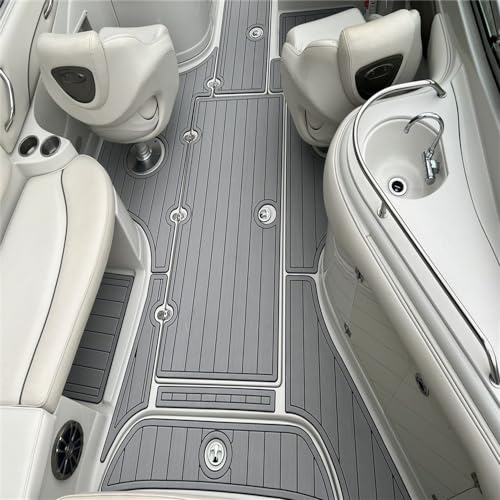 Algasan EVA Faux Teak Decking Floor for 2007 Crownline 240EX Cockpit Mat - Multiple Color Options Available