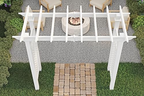 Vita Fairfield Grande Vinyl Arbor 111"x86" White