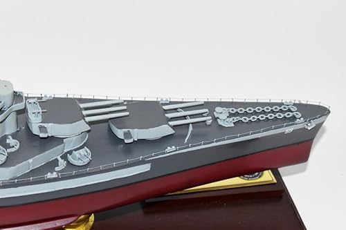 Squadron Nostalgia LLC USS Massachusetts BB-59 Battleship Mahogany Model 24-Inch