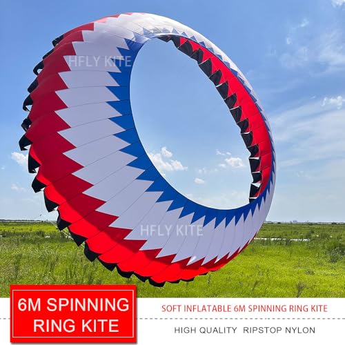 Yingfeida HFLY Giant 6m Inflatable Spinning Ring Kite Colorful