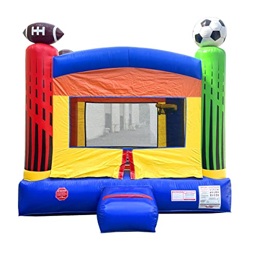 Pogo Bounce House Crossover Deluxe Sports Inflatable Bounce House