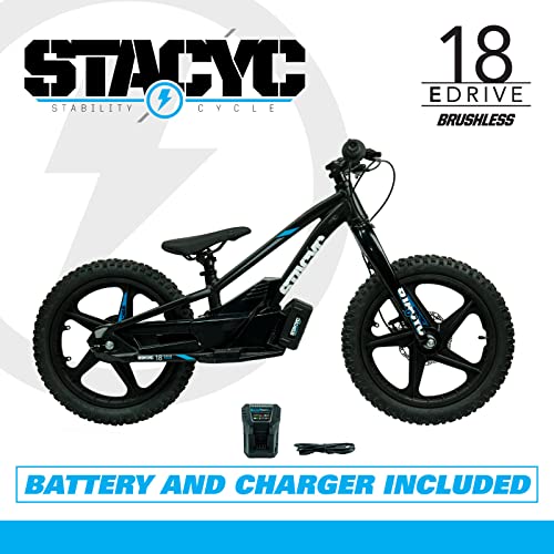 STACYC Brushless 18eDRIVE Electric Balance Bike for Kids Orange