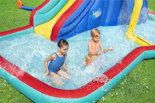 Bestway H2OGO! Waterfall Waves Mega Water Park Inflatable Slide and Pool