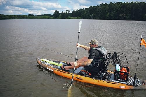 Vibe Cubera 120 Hybrid Fishing SUP Kayak Wildfire