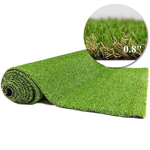 Conscience Trading Artificial Grass 0.8" 11 Ft Outdoor Rug