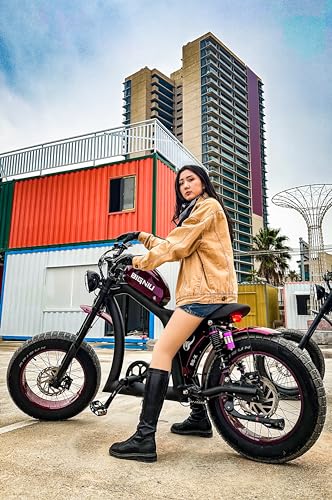 BIGNIU BG-X Electric Bike for Adults, 1500W Brushless Motor, 48V/31.5Ah, Front/Rear Turn Signal, Dual Suspension Ebikes (Dark Black)