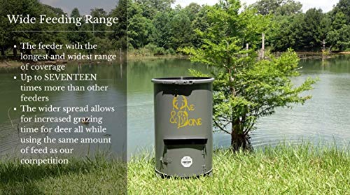 One & Done PRO Game Feeder 30 Gallon Gray