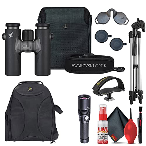 SWAROVSKI OPTIK 8x30 CL Companion Binoculars Anthracite with Wild Nature Accessories Package