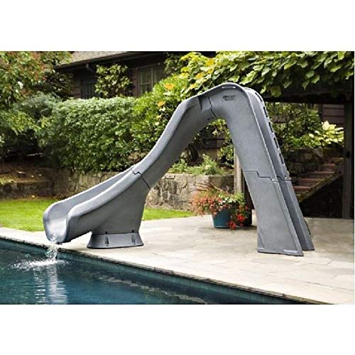 S.R. Smith 670-209-58224 Typhoon Left Curve Pool Slide Gray Granite