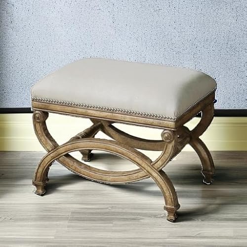 Uttermost Karline Small Bench 23 Inch Champagne Silver Nail