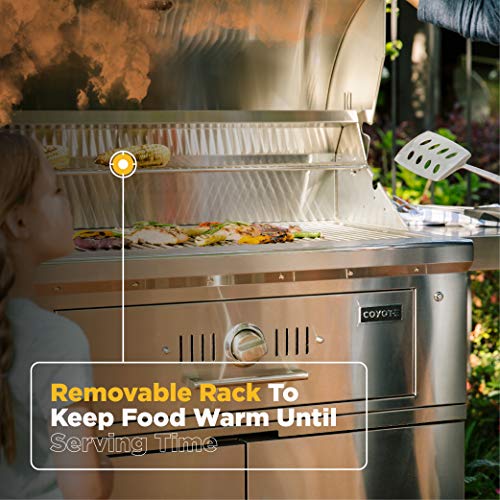 COYOTE OUTDOOR LIVING 36-Inch Built-in Charcoal Grill C1CH36 Stainless Steel