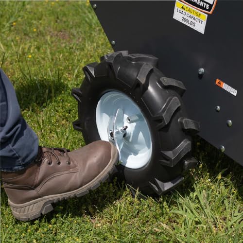 Titan Attachments Compact Manure Spreader 8.7 Cu. FT Tow-Behind ATV/UTV