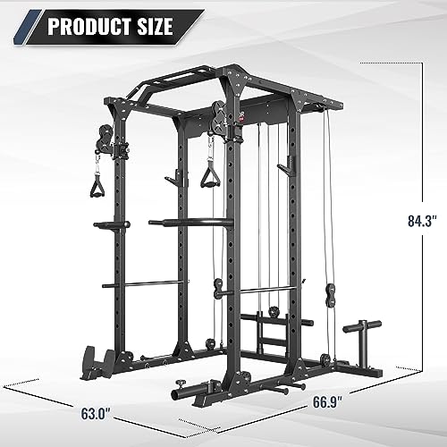 MAJOR LUTIE Fitness PLM03 All-in-One Power Cage Red