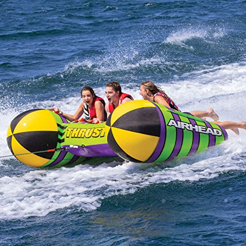 AIRHEAD Thrust 3 Rider Towable Tube Green/Purple