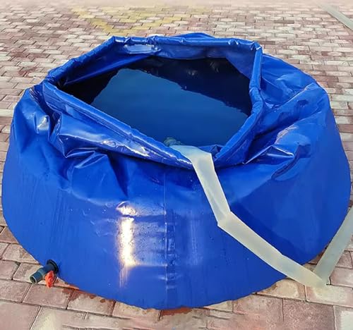 5sssallefaa Emergency Water Tank 2000L Collapsible Water Container Blue