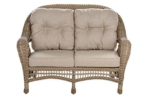WUnlimited Saturn Collection Outdoor Garden Patio Loveseat Chair Light Brown