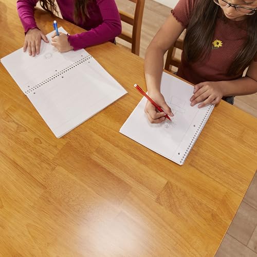 ECR4Kids Rectangular Hardwood Table & Chairs Set Honey