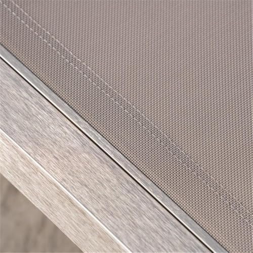 Afuera Living Outdoor Aluminum Chaise Lounge Set of 4 Gray