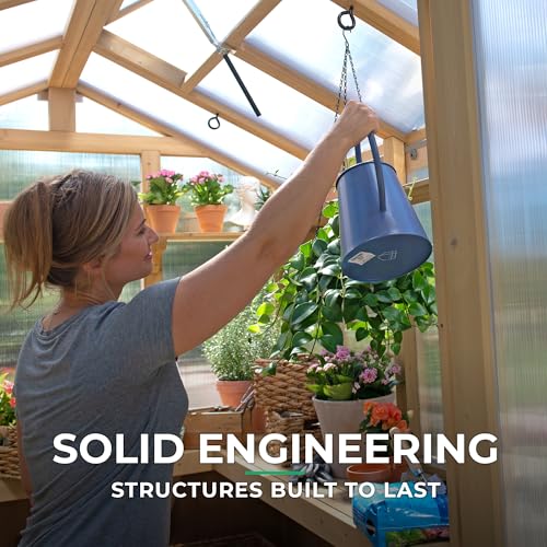 Yardistry 6.7' x 7.8' Meridian Greenhouse Beige