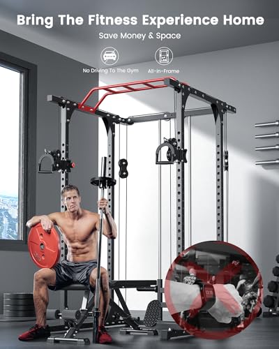 AKYEN Power Cage with Cable Crossover System Black