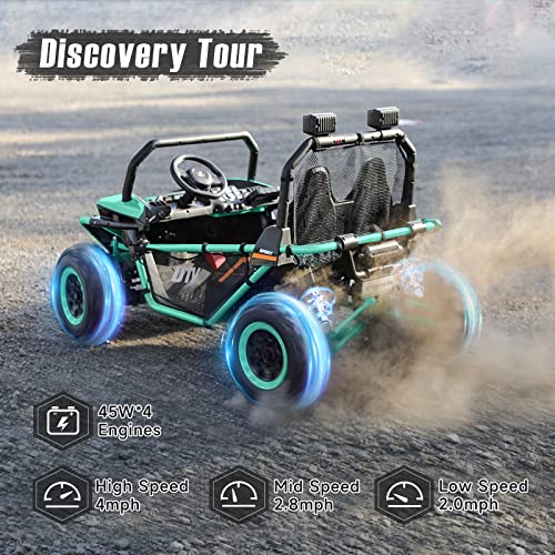 ELEMARA 2 Seater Electric Off-Road Truck for Kids Mint Green