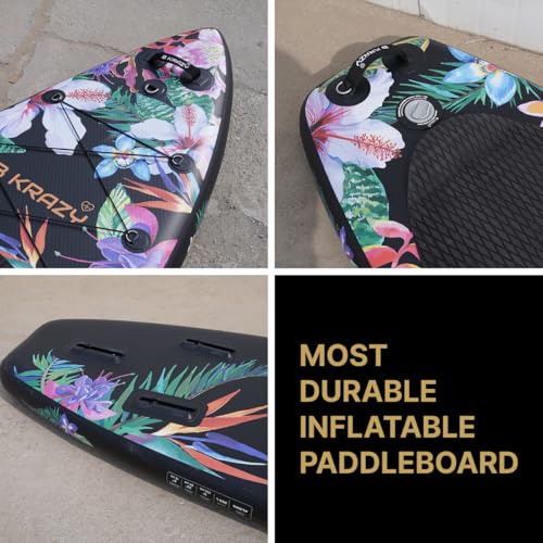 Bkrazy High-End Inflatable Paddle Board Complete Package Aloha