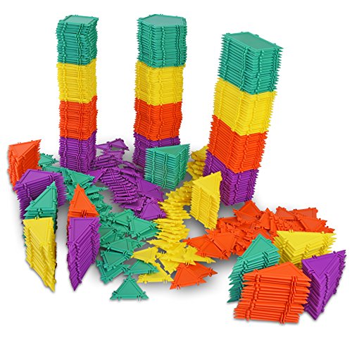 Geometiles Jumbo 3D Building Set 512-pc Math Learning USA