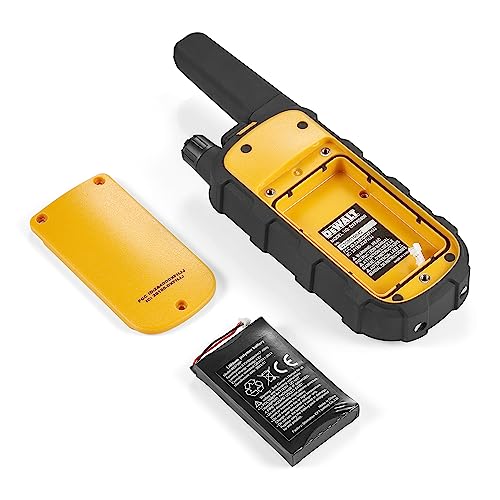 DEWALT DXFRS800 2 Watt Heavy Duty Waterproof Walkie Talkies with Gang Charger (6 Pack)