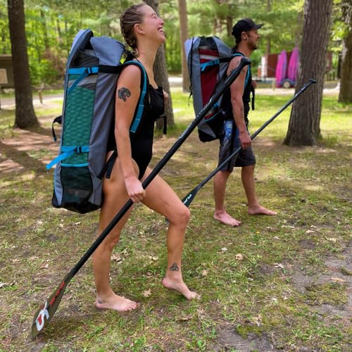 RAVE Sports Inflatable Stand Up Paddle Board Itasca 320 Quarry Blue