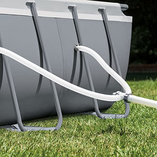 Intex Above Ground Swimming Pool Set Gray