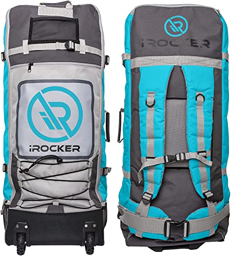 iROCKER Cruiser Inflatable Stand Up Paddle Board Aqua