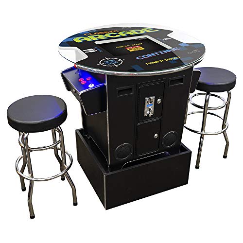 Creative Outdoor Distributor Full-Size Cocktail Arcade Machine 2 Player 412 Games 22" LCD Black