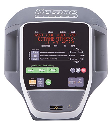 Octane Fitness LateralX Elliptical Machine - Commercial Grade Black