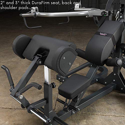Body-Solid Free-Weight Leverage Gym with Squat Attachment Black