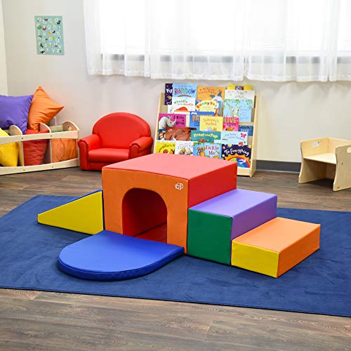 Children's Factory Baby Crawling Tunnel & Foam Climbing Blocks Primary