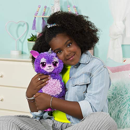 Hatchimals Wow Llalacorn 32-Inch Interactive Hatchimal Purple