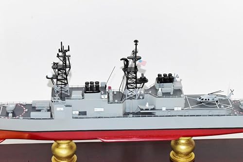 Squadron Nostalgia LLC USS Ingersoll DD-990 Spruance Class Destroyer Scale Model Mahogany