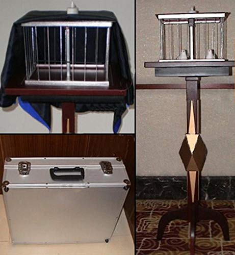 Oriental Magic Floating Table with Appearing Bird Cage - Deluxe Magic Kit
