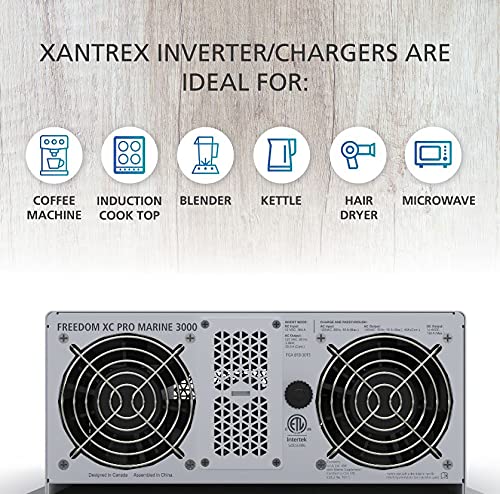 Xantrex Freedom XC PRO 2000 Inverter/Charger 2000W 120VAC Marine Blue