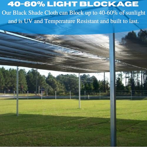 Generic VBS Black Shade Cloth 26' x 200'