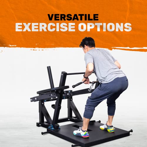 Bells of Steel Belt Squat Machine 2.0 Leg Press Equipment Home Gym | Weightlifting Belt, Pegs | 11 Gauge Steel