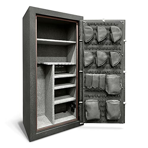 Stealth Essential Gun Safe EGS28 Special Edition FLAG 28 Gun Capacity California DOJ Approved Black