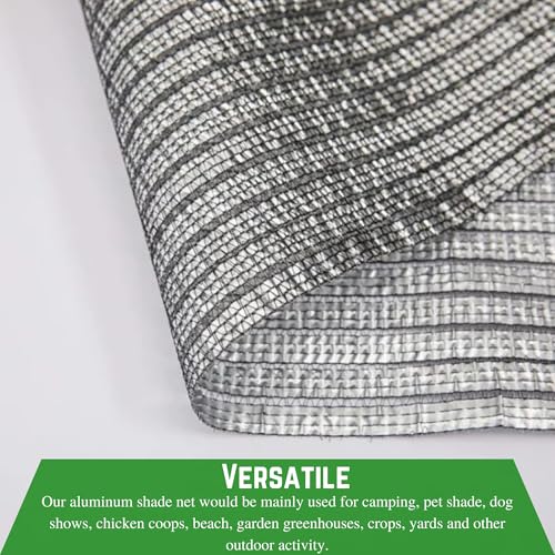 Farm Plastic Supply Aluminet Silver Shade Cloth 70% Reflective 14' x 175'