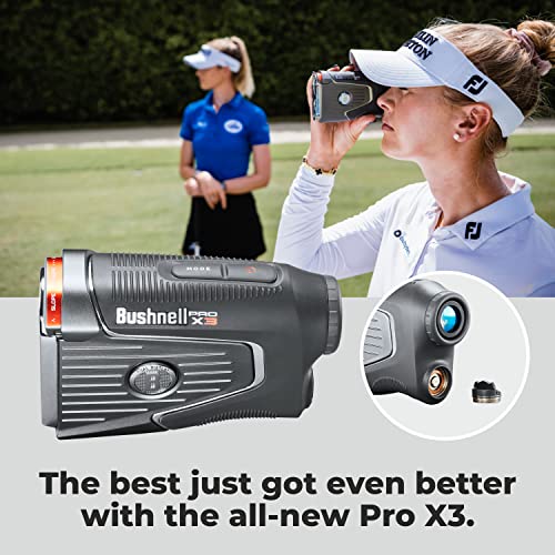 Wearable4U Bushnell Pro X3 Laser Golf Rangefinder Bundle +Golf Tools+Towel+CR2