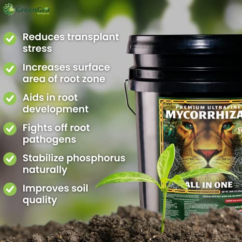 GreenGro Premium Ultrafine Mycorrhizal Inoculant & Root Enhancer 30 lb