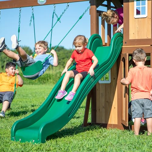 Backyard Discovery Lakewood Cedar Swing Set Multi-Color