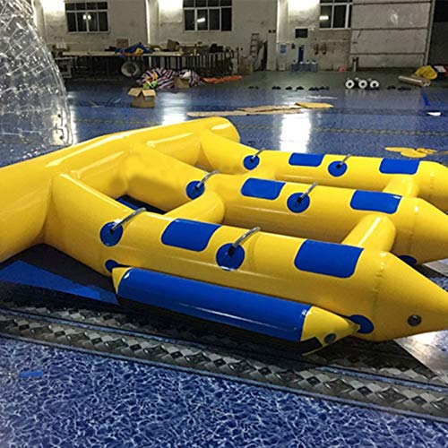 Foammaker Inflatable Flying Fish Fishing Boat Yellow/Blue